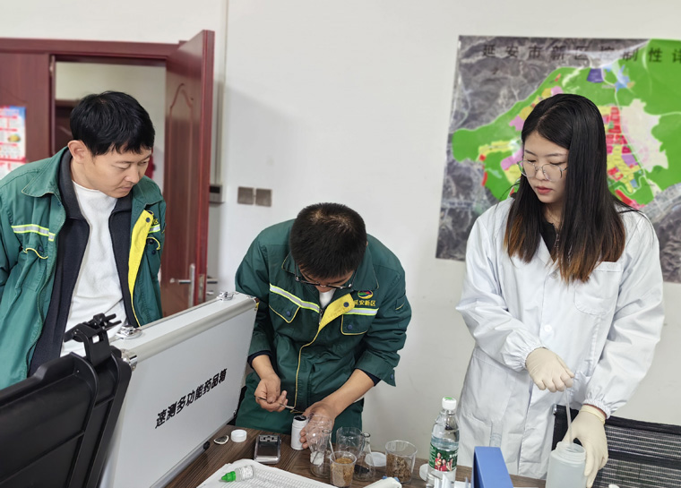 萊恩德土壤養(yǎng)分檢測(cè)儀入駐延安新區(qū)市政公用有限公司，檢測(cè)實(shí)力再升級(jí)